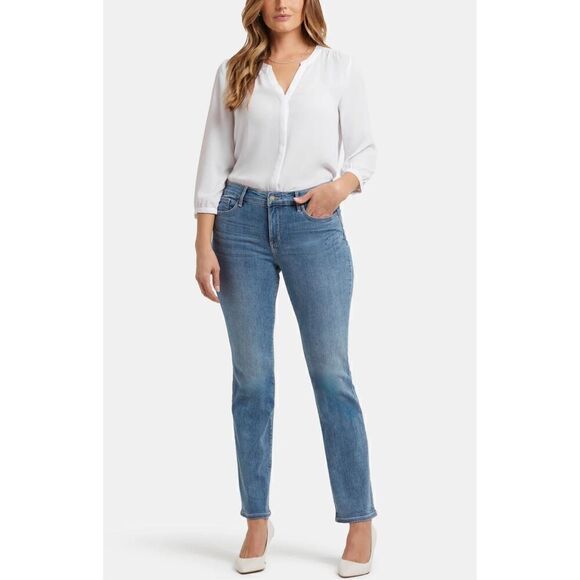 NYDJ Marilyn Straight Jeans Size 14 - Picture 1 of 5